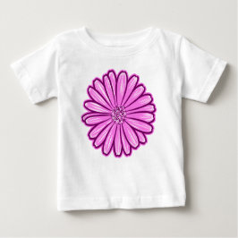 Schöne Daisy-Blume, Halftone Illustration Baby T-shirt