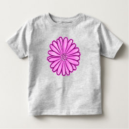 Schöne Daisy-Blume, Halftone Illustration Kleinkind T-shirt