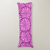 Schöne Daisy-Blume, Halftone Illustration Seitenschläferkissen (Vorderseite Vertikal)