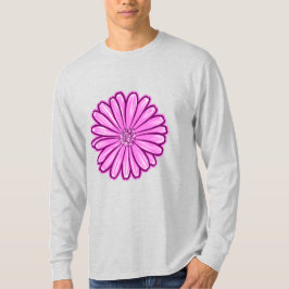 Schöne Daisy-Blume, Halftone Illustration T-Shirt