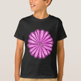 Schöne Daisy-Blume, Halftone Illustration T-Shirt