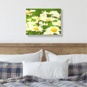 Schöne Daisy-Blume Leinwanddruck (Insitu (Schlafzimmer))