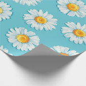 Schöne daisy Blume nahtlos Muster Geschenkpapier (Ecke)