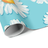 Schöne daisy Blume nahtlos Muster Geschenkpapier (Rolleneckpunkt)