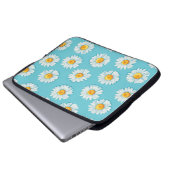 Schöne daisy Blume nahtlos Muster Laptopschutzhülle (Vorne Knopf)