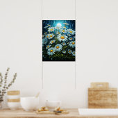 Schöne Daisy Poster (Küche)