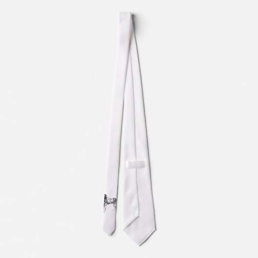 Schöne Dalmatiner Krawatte (Rückseite)