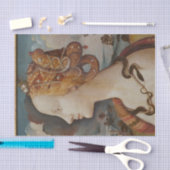 Schöne Dame-Gesicht-Dekodierung Seidenpapier (Handwerk)