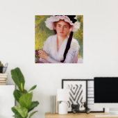 Schöne Dame im Garten von Albert Lynch, vintage Poster (Heimbüro)
