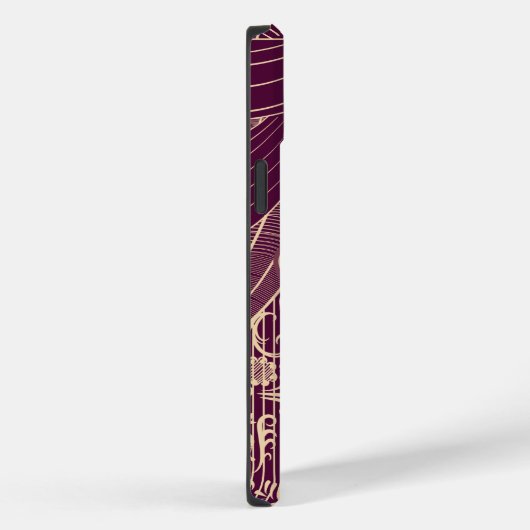 Schöne Dame mit Gitarre Case-Mate iPhone Hülle (Rückseite / Rechts)