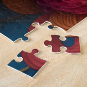 Schöne Dame mit Tattoo Puzzle (Seite)