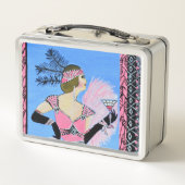 Schöne Damen Lunchbox (Rückseite)