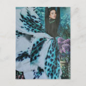 Schöne Damen Mode Collage Postkarte (Vorderseite)