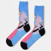 Schöne Damen Socken  (Linkes Detail)