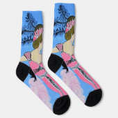 Schöne Damen Socken  (Rechts)