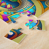 Schöne Dekoration Art Deco Schlange Puzzle (Seite)