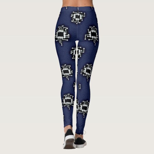 Schöne Dekoration Leggings (Rückseite)