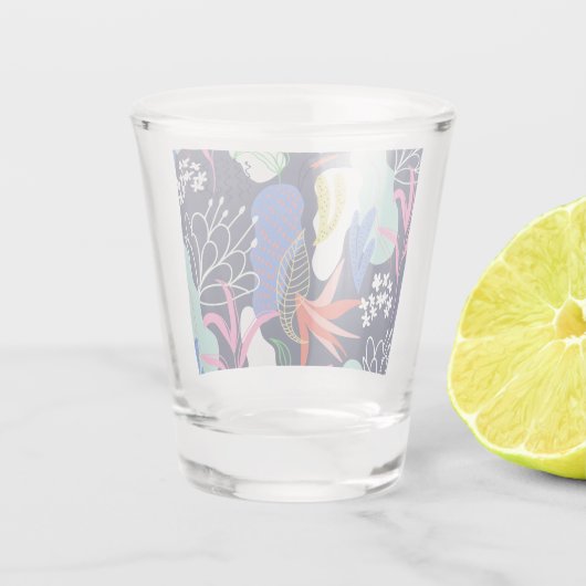 Schöne Dekoration Schnapsglas (Rückseite)