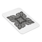 Schöne Dekoration Square Doodle Magnet (Rechte Seite)