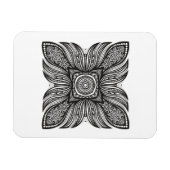 Schöne Dekoration Square Doodle Magnet (Horizontal)