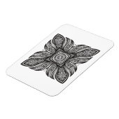 Schöne Dekoration Square Doodle Magnet (Linke Seite)