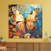 Schöne dekorative Schmetterlingsflora Leinwanddruck (Insitu (Wohnzimmer))