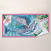 Schöne Delfin-Strandtuch Badehandtuch (Badehandtuch)