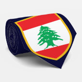 Schöne der Libanon-Flagge Krawatte (Gerollt)