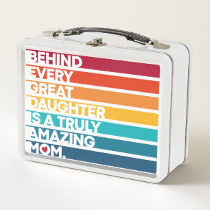 Schöne Design-Ausdruck-Text für Muttertag Metall Brotdose