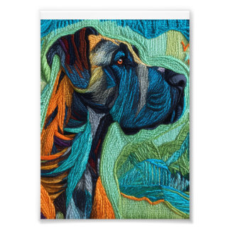 Schöne detaillierte einzigartige Great Dane Kunst Fotodruck