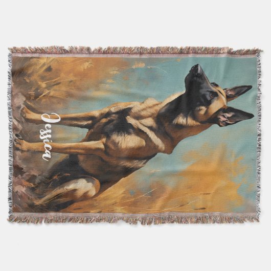 Schöne deutsche Malinois Decke (Vorderseite)