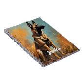 Schöne deutsche Malinois Notizblock (Rechte Seite)