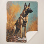 Schöne deutsche Malinois Sherpadecke (Vorderseite)