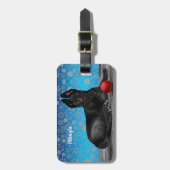 Schöne Deutsche Schäferpuppy Gepäckanhänger (Vorderseite vertikal)