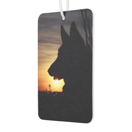 Schöne deutsche Shepherd Car Air Freshener Autolufterfrischer (Links)