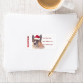 Schöne deutsche Shepherd Holiday Address Labels Adressaufkleber (Insitu)