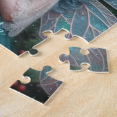 Schöne Dezember Fairy in Holly Puzzle (Seite)