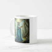 Schöne Dezember Türkis Fairy Kaffeetasse (Vorderseite Links)