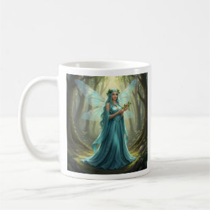 Schöne Dezember Türkis Fairy Kaffeetasse