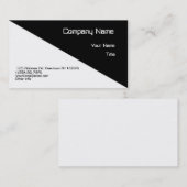 Schöne diagonale Visitenkarte (Vorne/Hinten)