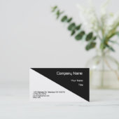 Schöne diagonale Visitenkarte (Stehend Vorderseite)