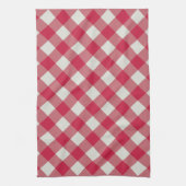 Schöne Diamant-Gingham-Muster-Tea-Towel Geschirrtuch (Vertikal)