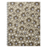 Schöne Diamond-Blume Notizblock (Vorderseite)
