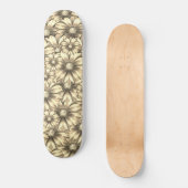 Schöne Diamond-Blume - Skateboard (Vorderseite)