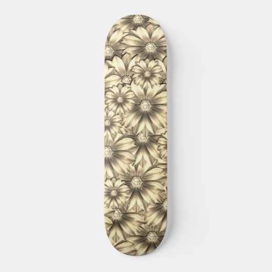 Schöne Diamond-Blume - Skateboard (Vorderseite)