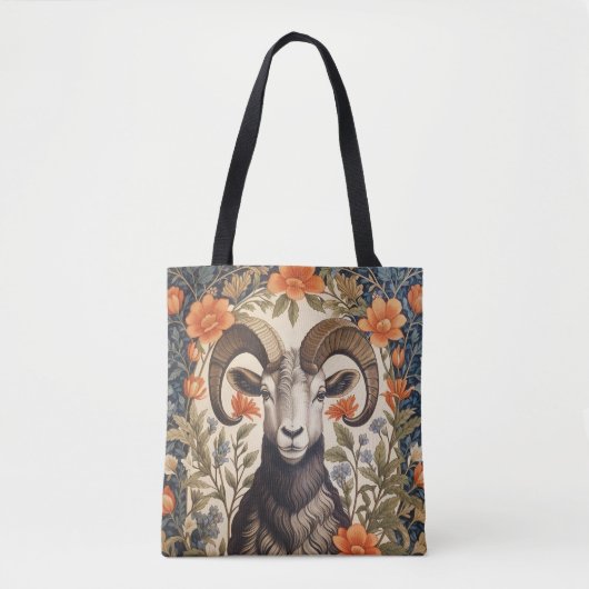 Schöne Dickhornschaf William Morris Inspiriert Tasche (Vorderseite)