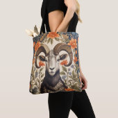 Schöne Dickhornschaf William Morris Inspiriert Tasche (Von Nahem)
