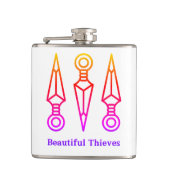 Schöne Diebe Flachmann (Vorderseite)