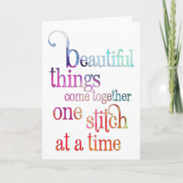 Schöne Dinge ermutigen Karte