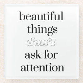 Schöne Dinge Glass Untersetzer